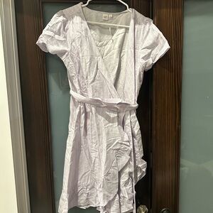 NWT GAP Women's Lilac Wrap Dress